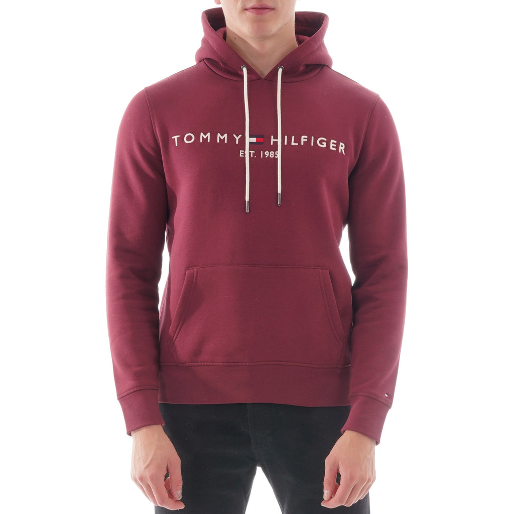 Tommy Hilfiger Tommy Logo Hoodie - Tawny Port