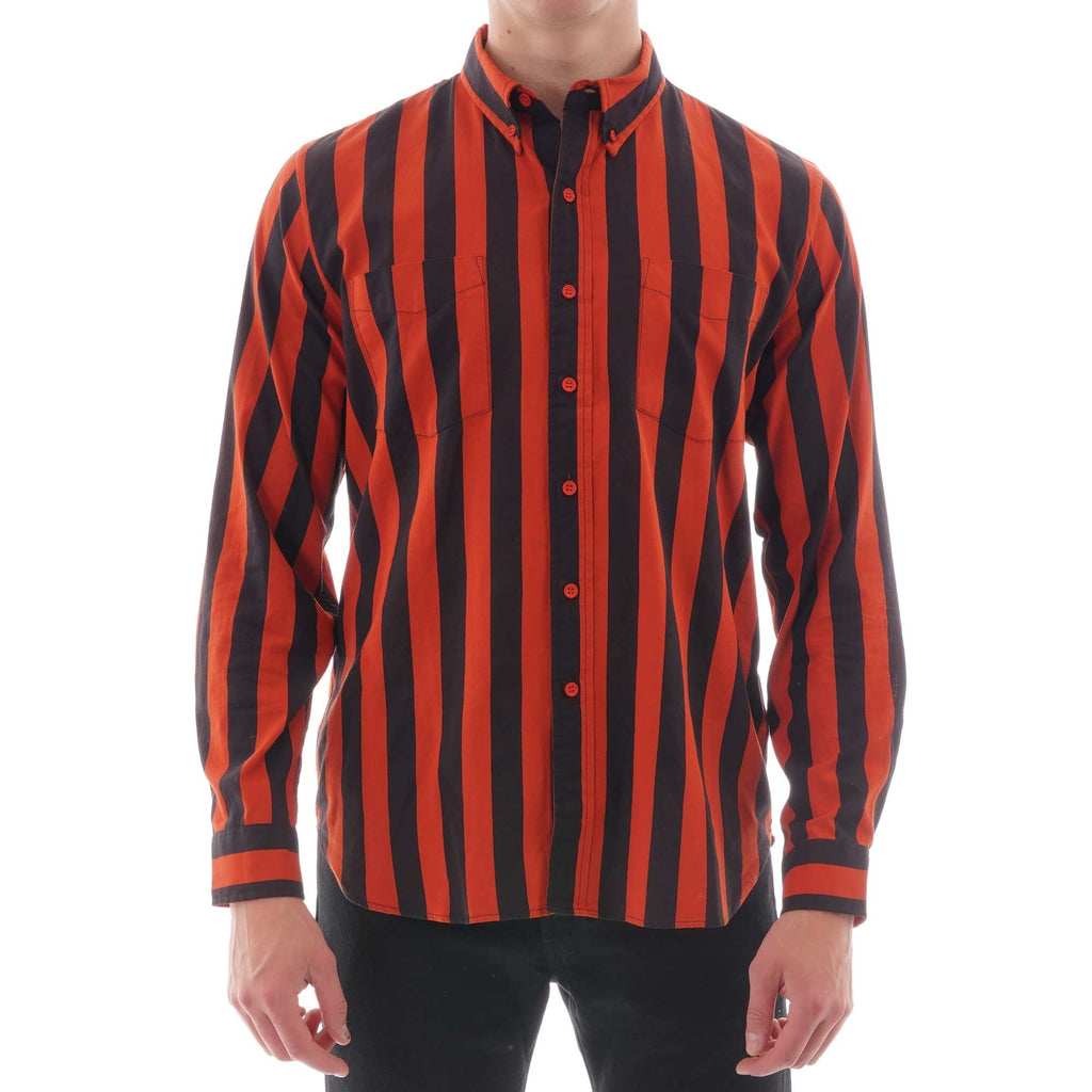 1960's Button Down Shirt - Red