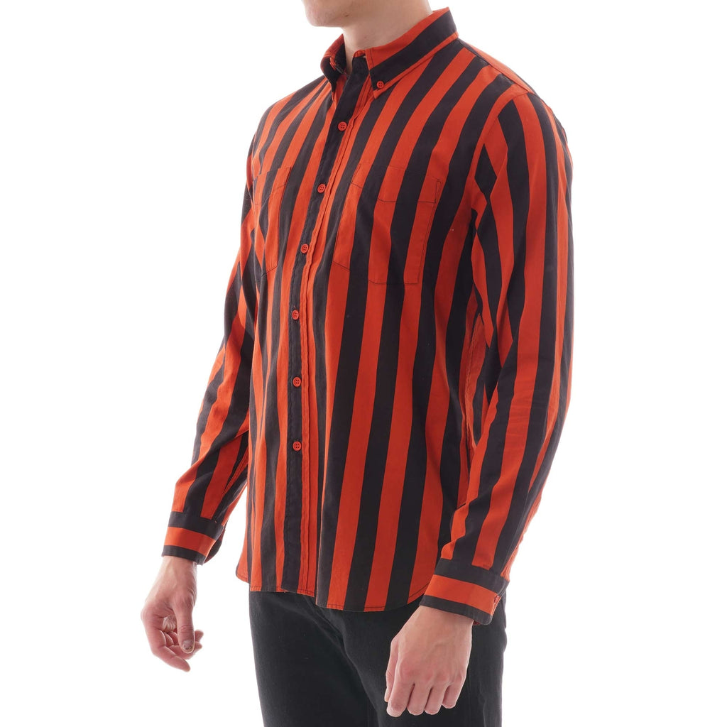 1960's Button Down Shirt - Red