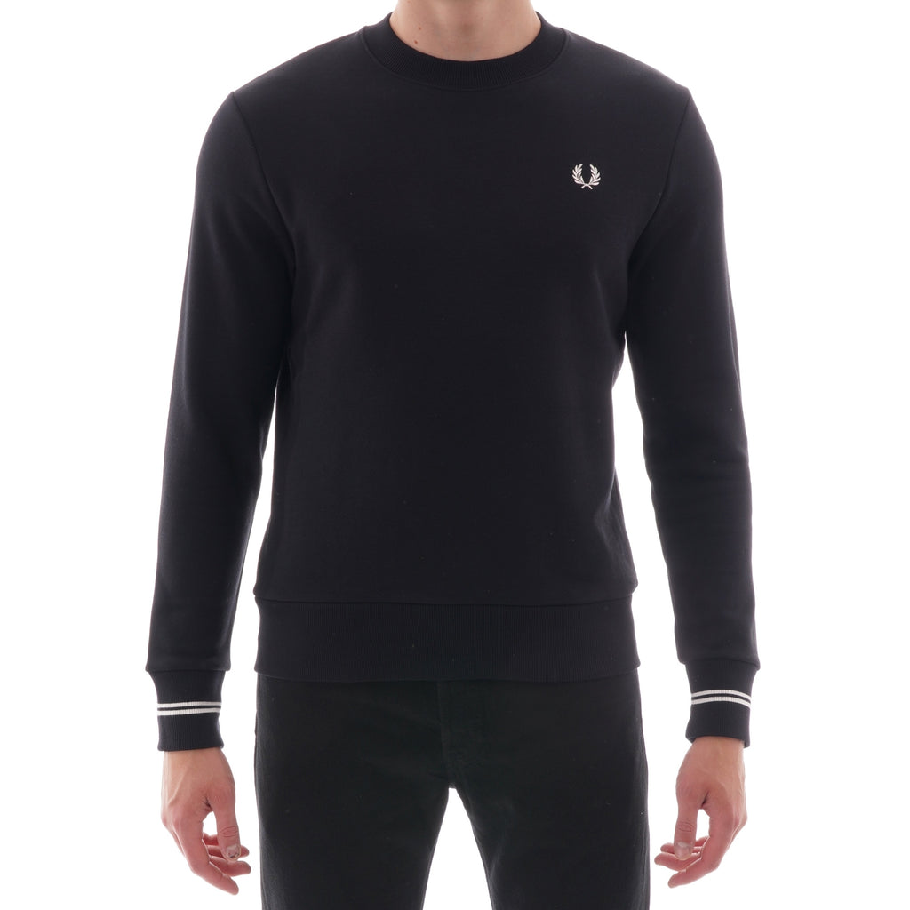 Fred Perry Reissues Crew Neck Sweatshirt - Black