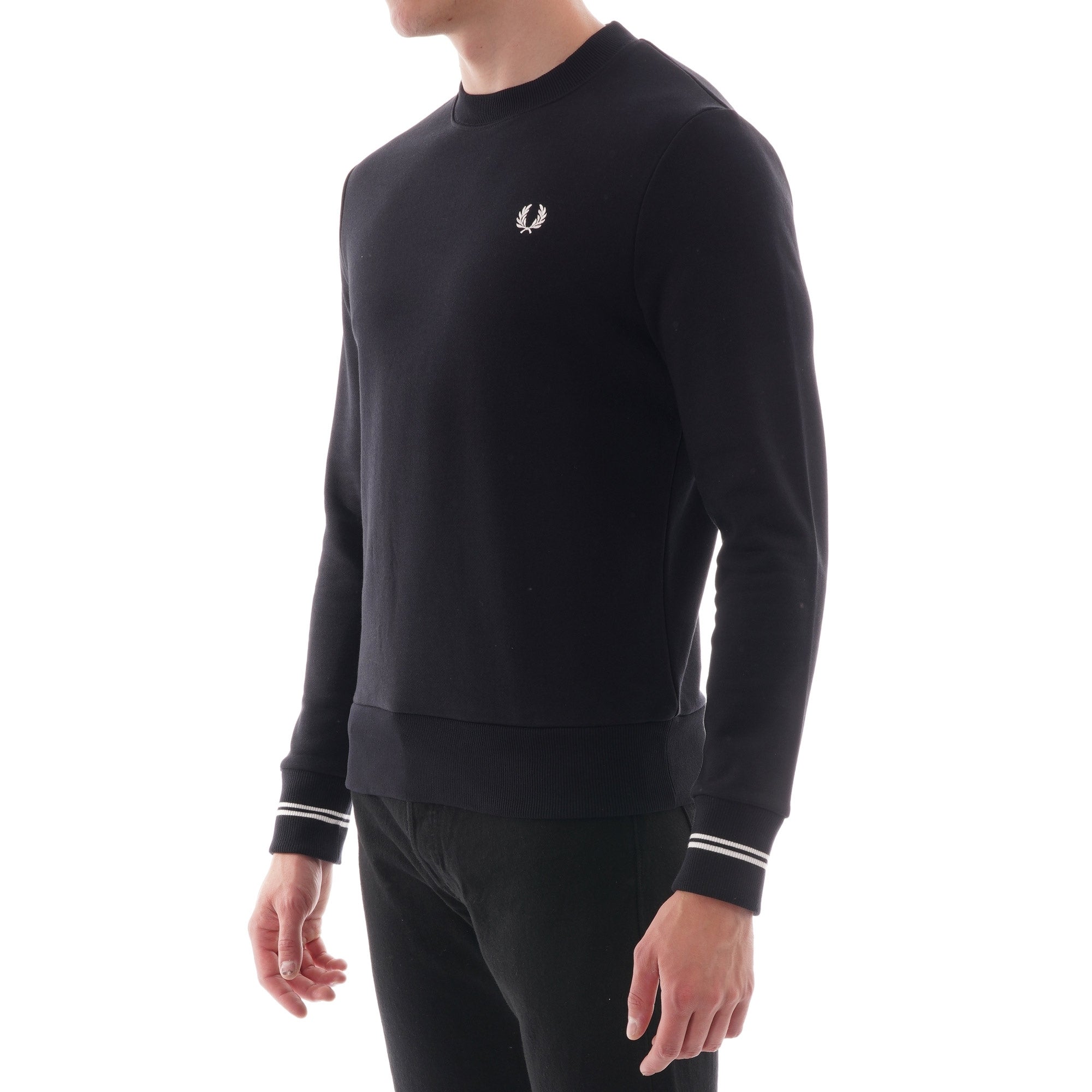 Fred Perry Reissues Crew Neck Sweatshirt - Black