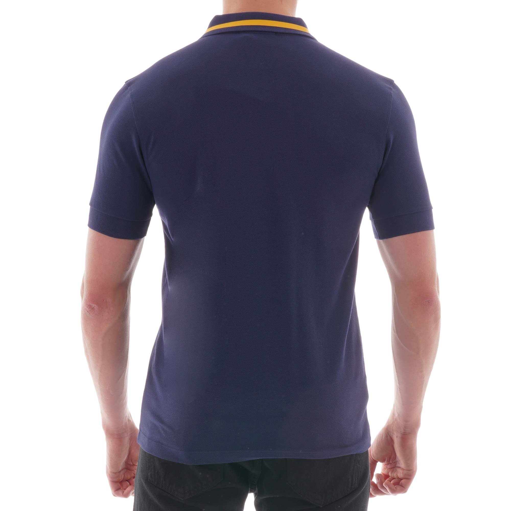 Fred Perry Vinyl Tipped Polo Shirt - Carbon Blue