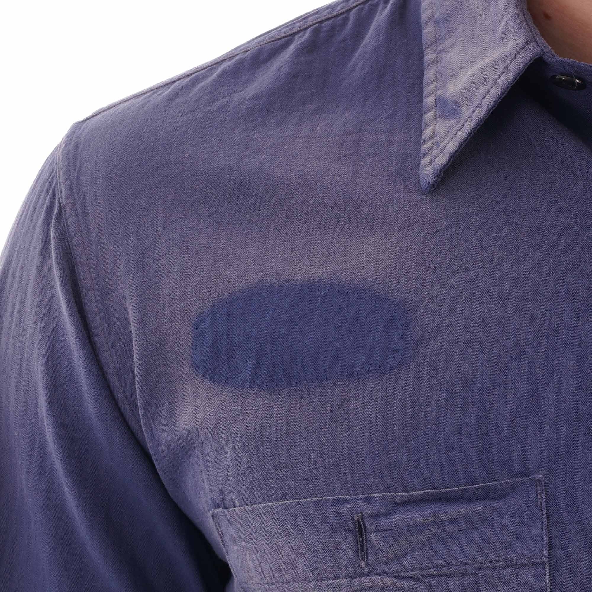 1950s Work Shirt - Blue