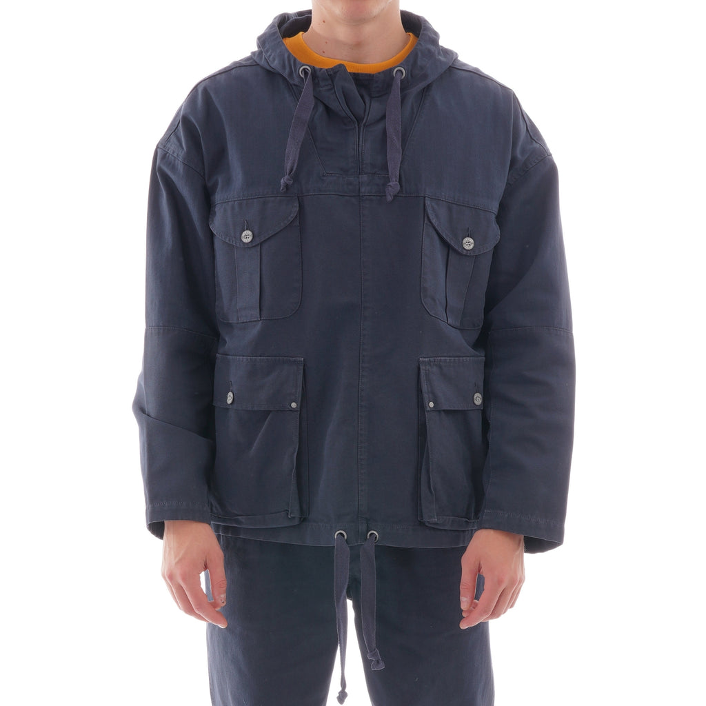 Nigel Cabourn Army Smock Jacket - Black Navy