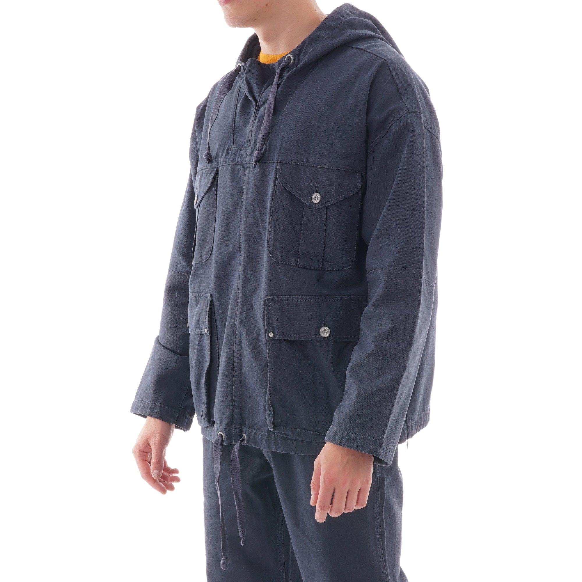 Nigel Cabourn Army Smock Jacket - Black Navy