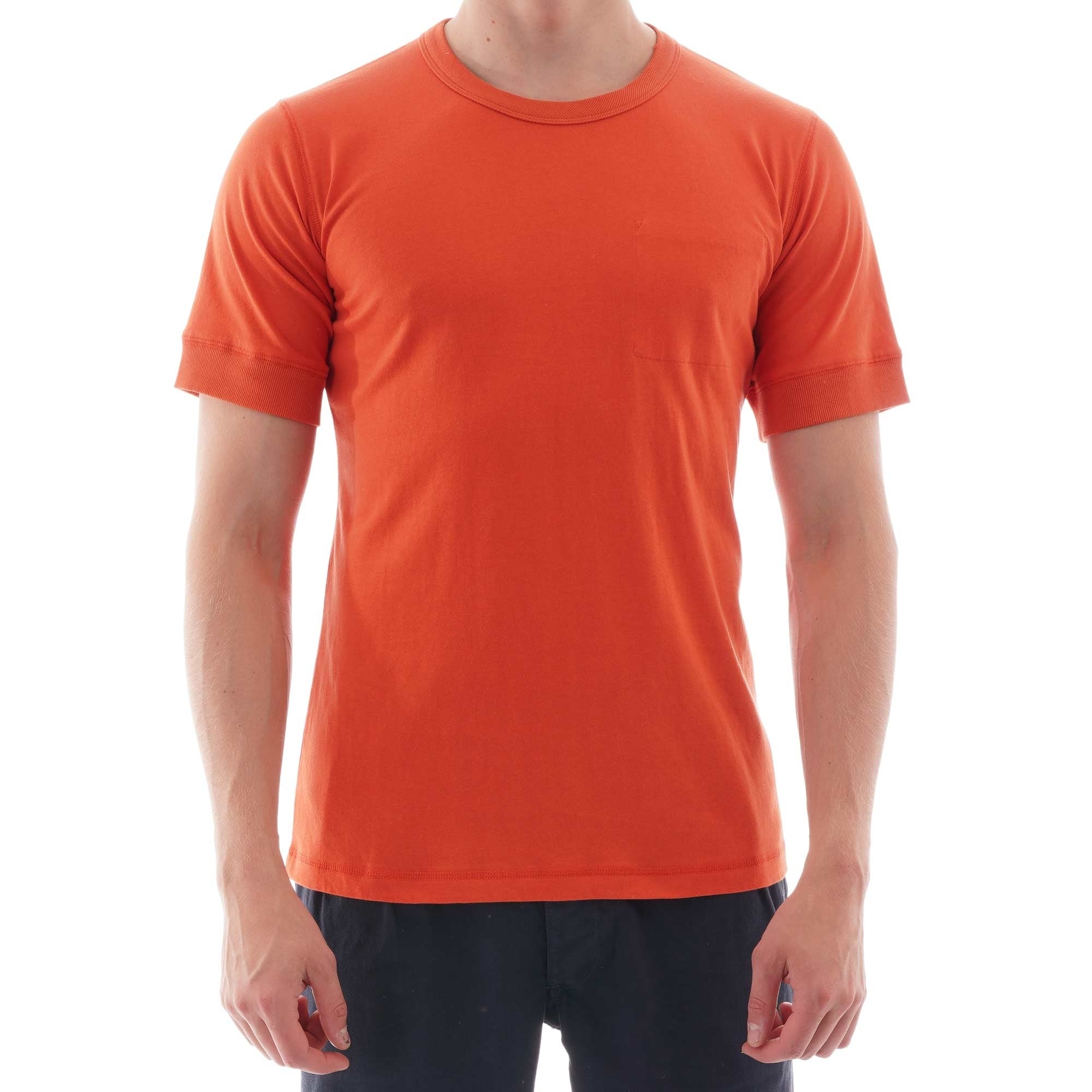Nigel Cabourn Army T-shirt - Vintage Orange
