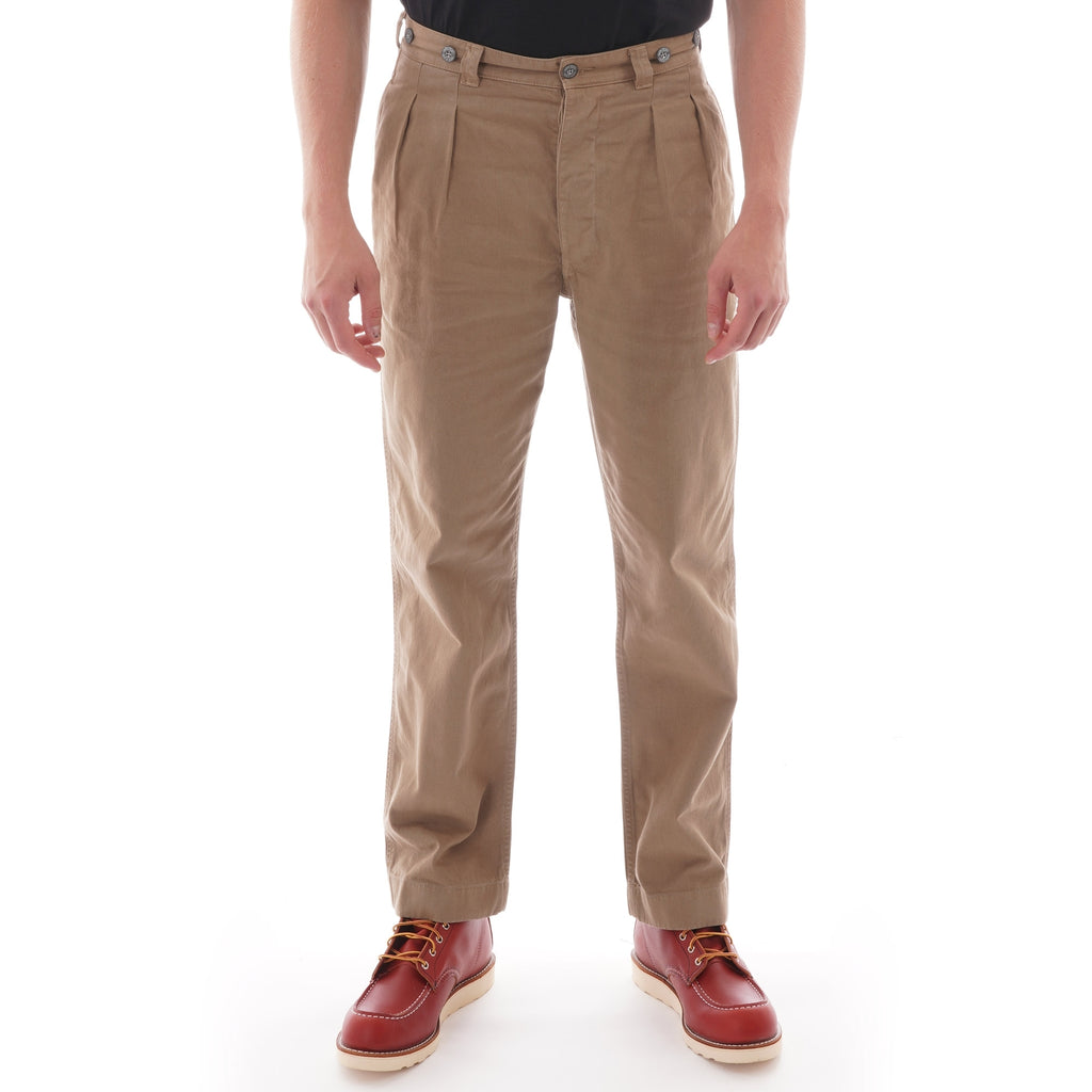 Nigel Cabourn Pleated Chino - British Tan