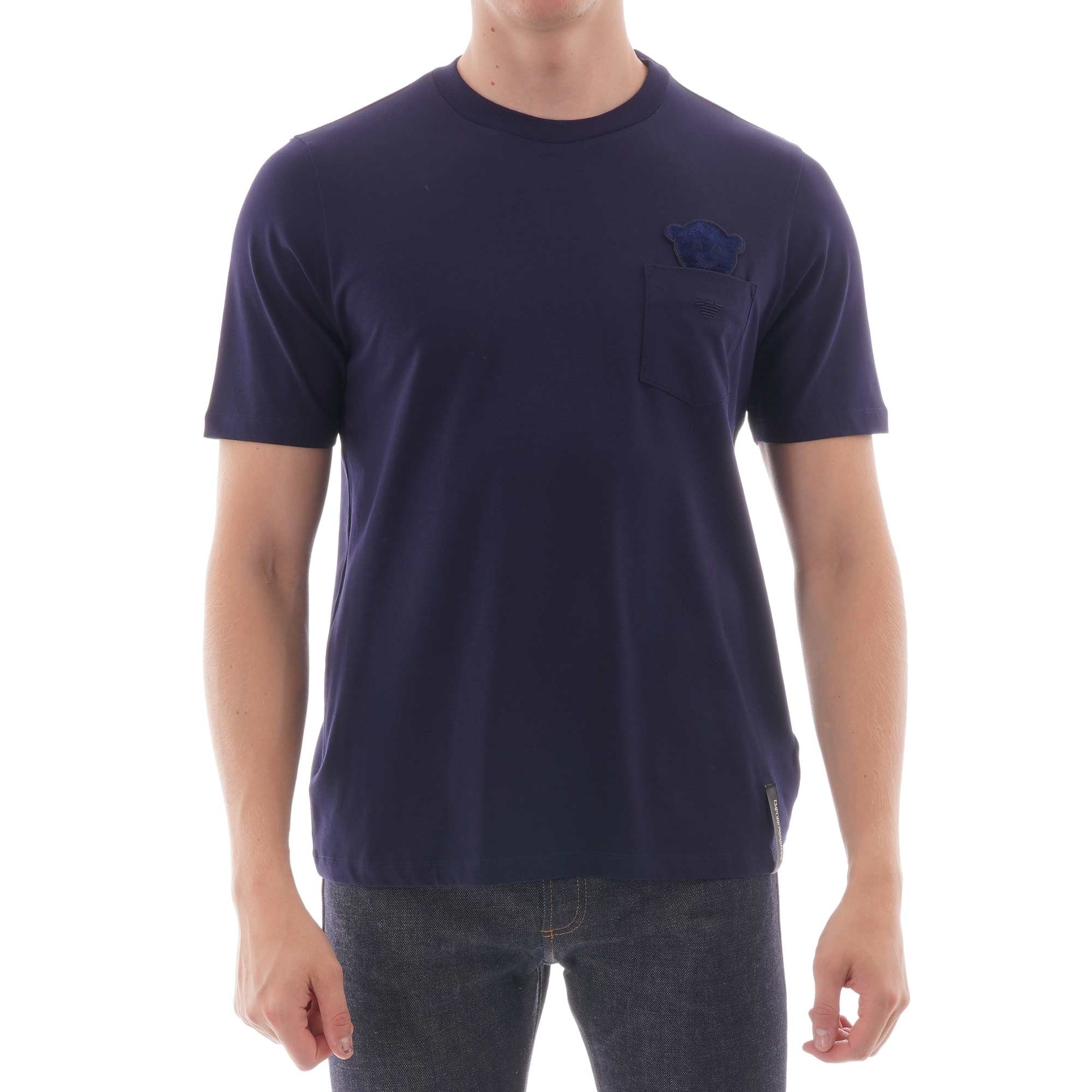 Emporio Armani Manga Bear T-Shirt - Blu