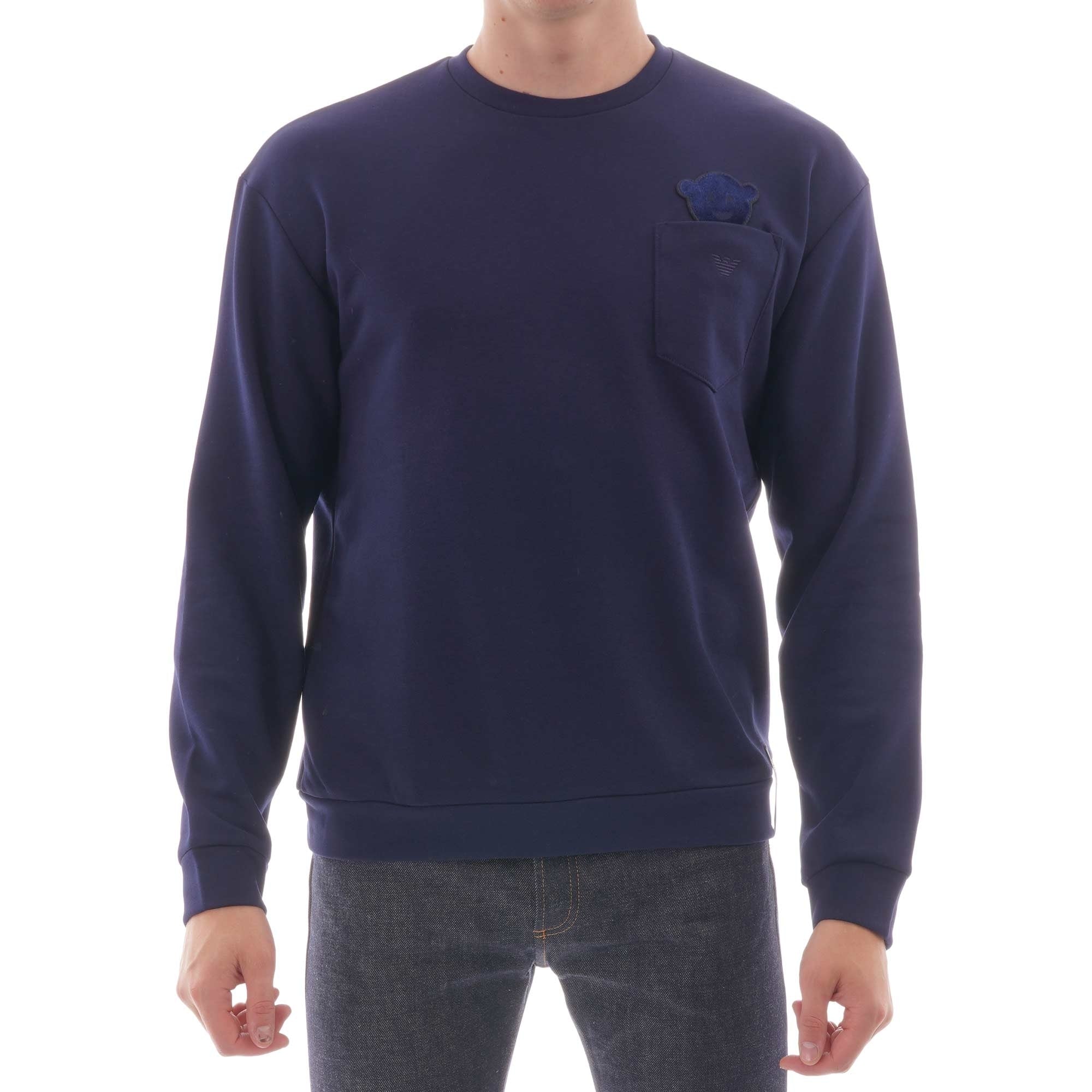 Emporio Armani Manga Bear Sweatshirt - Blu