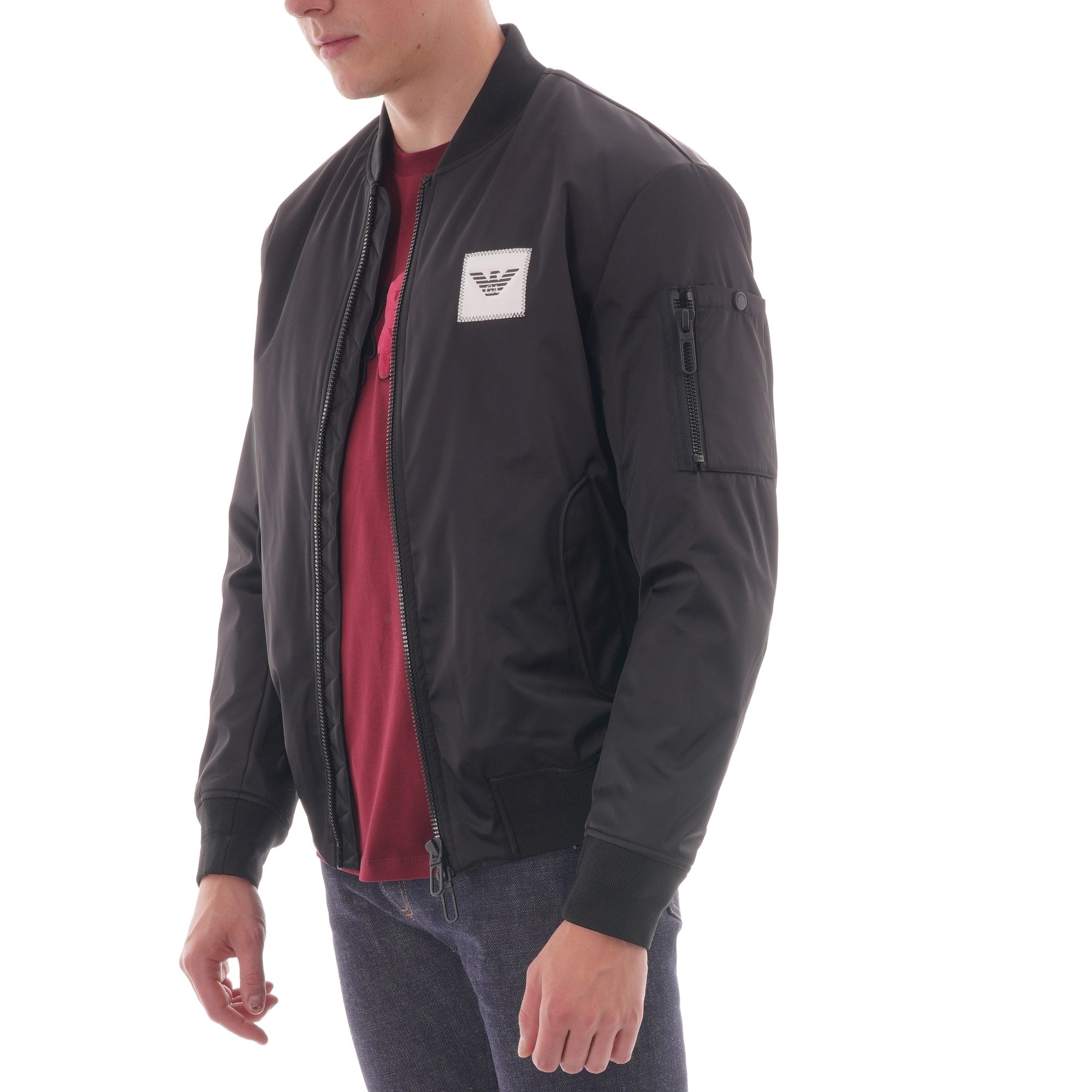Emporio Armani Bomber Jacket - Black – Stuarts London
