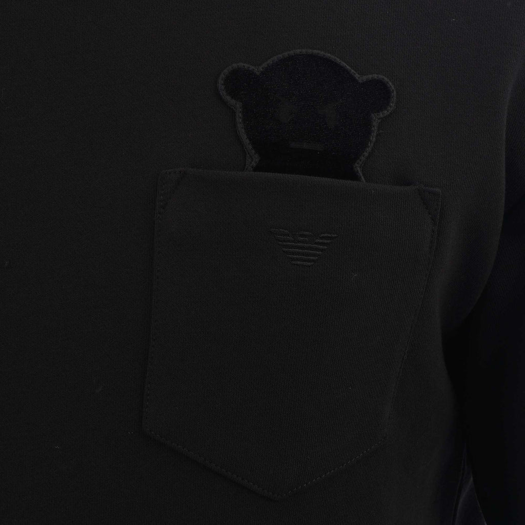 Emporio Armani Manga Bear Sweatshirt - Black