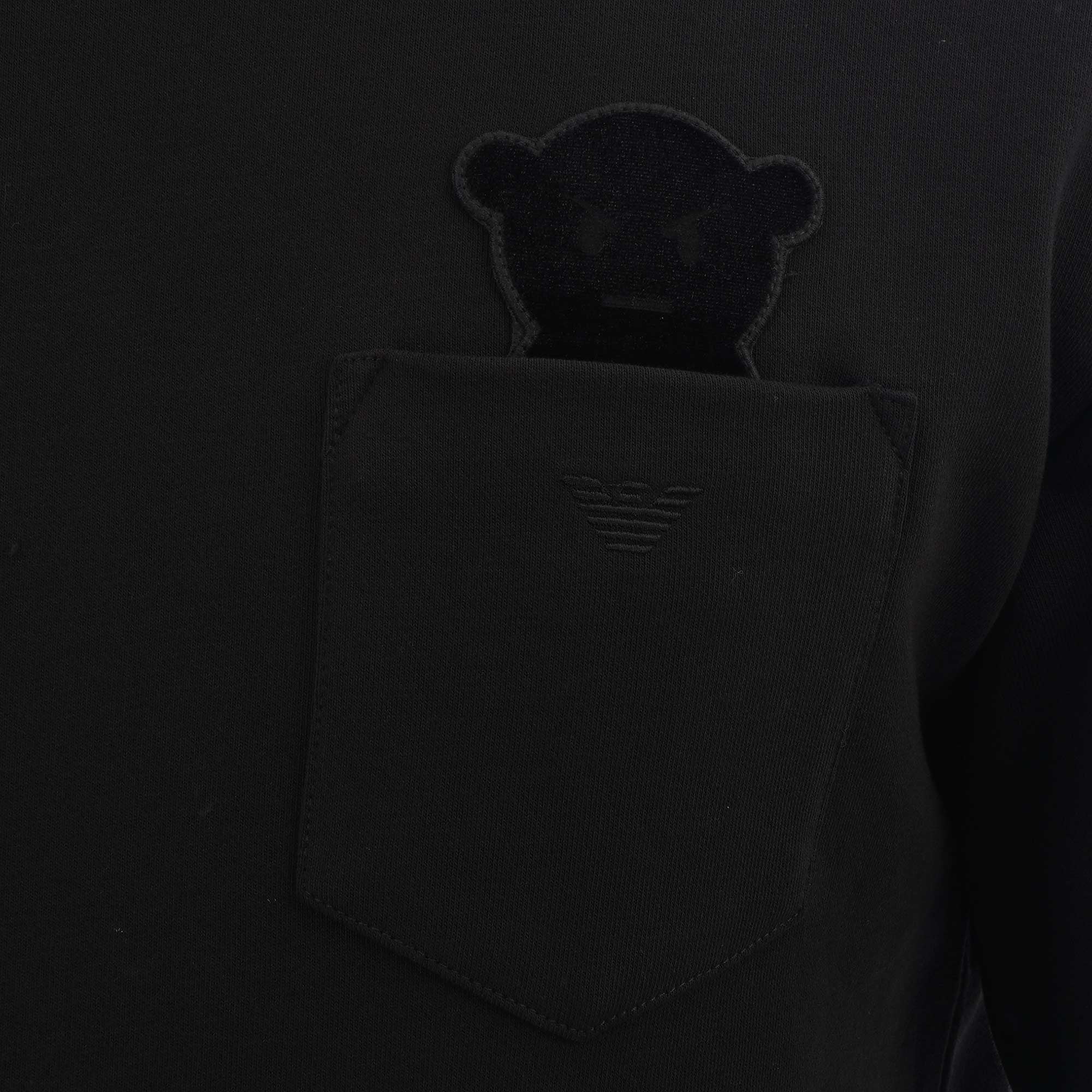 Emporio Armani Manga Bear Sweatshirt - Black