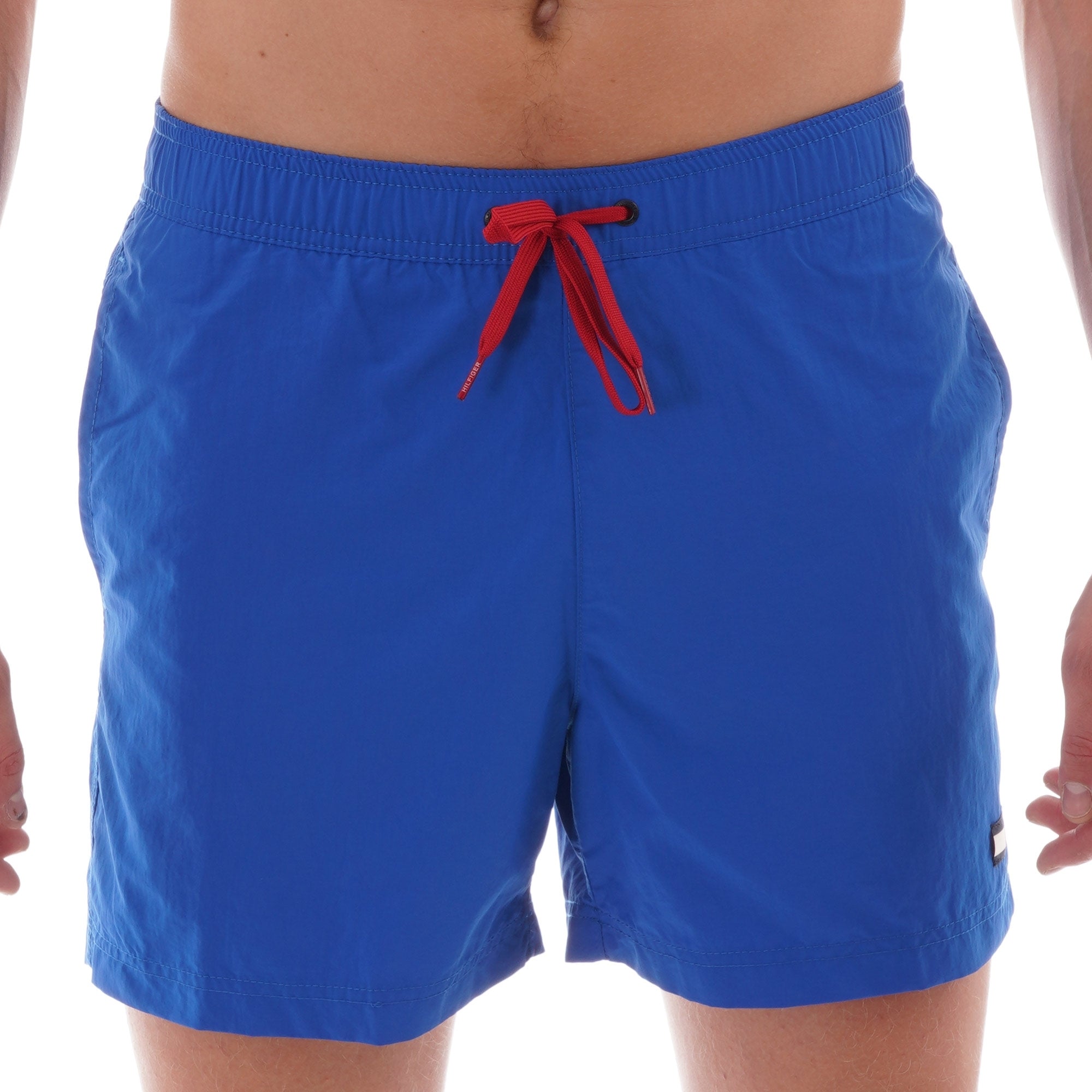 Tommy Hilfiger Drawstring Slim Fit Swim Shorts - Lapis Blue