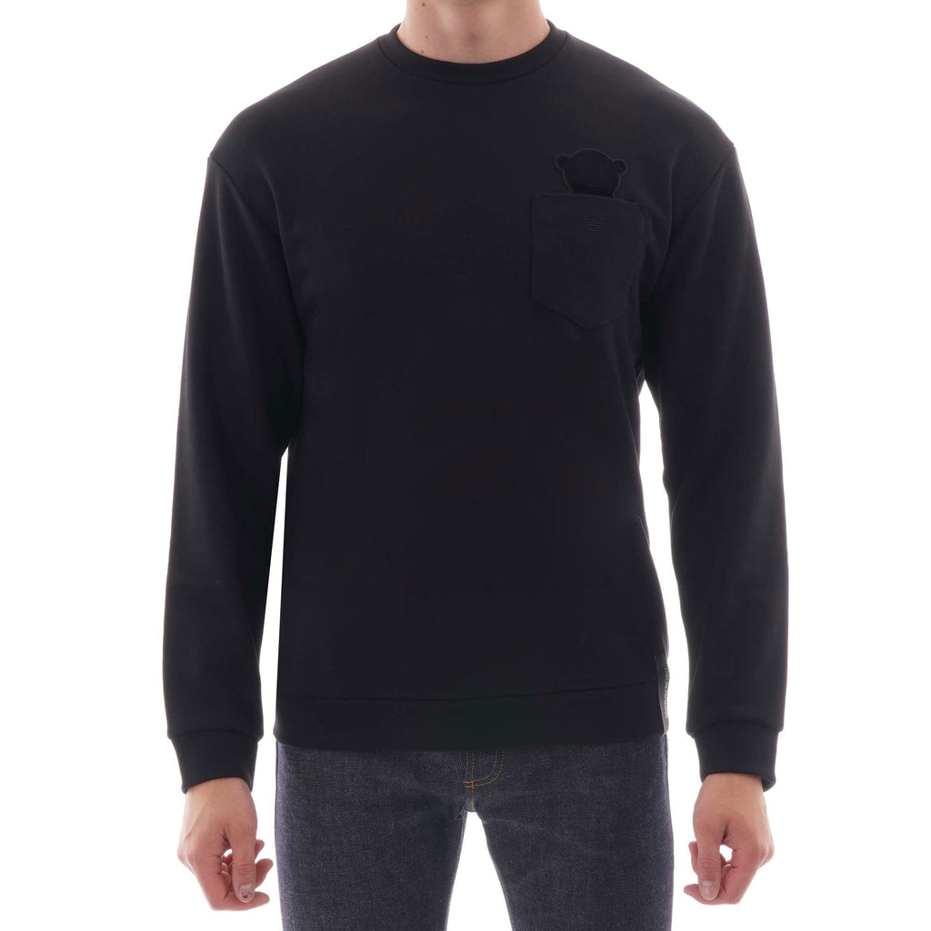 Emporio Armani Manga Bear Sweatshirt - Black
