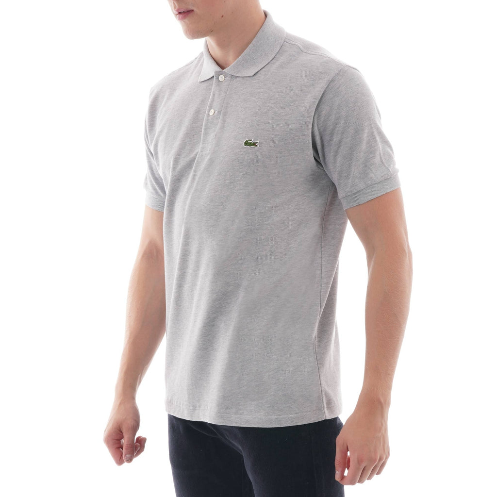Classic Pique Polo Shirt - Light Grey