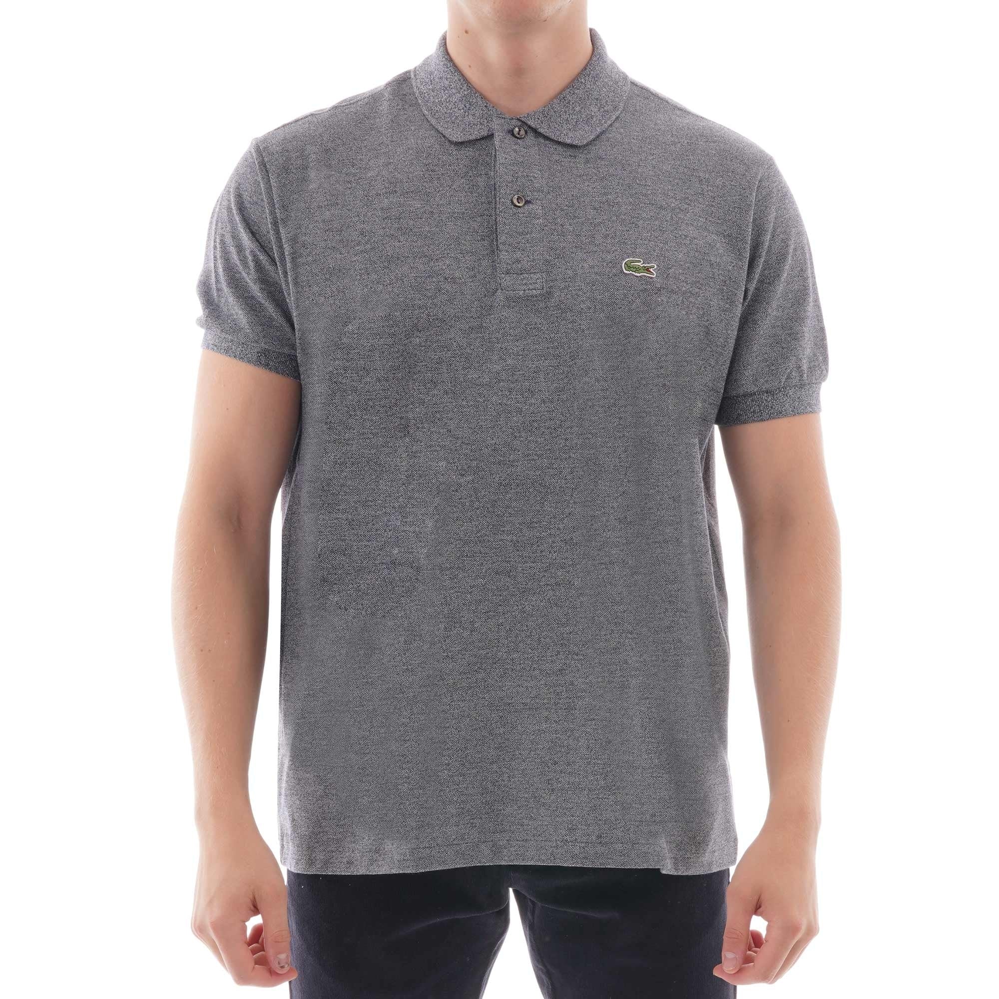 Classic Pique Polo Shirt -  Grey
