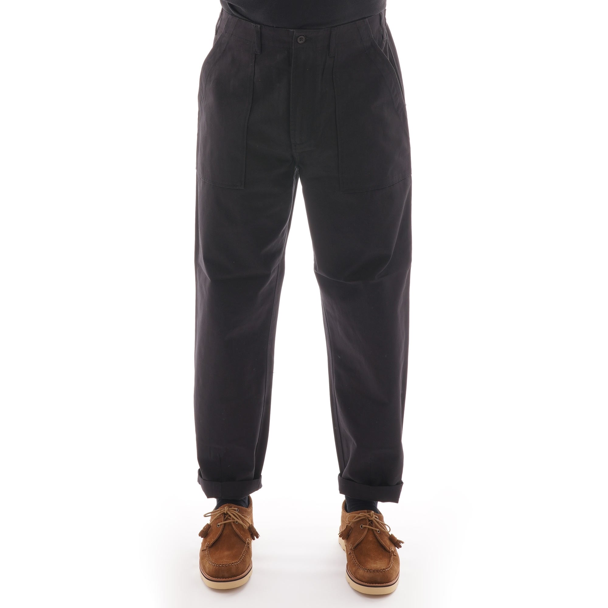 Universal Works Fatigue Pants - Black Twill