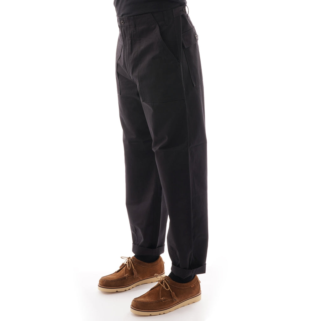 Universal Works Fatigue Pants - Black Twill