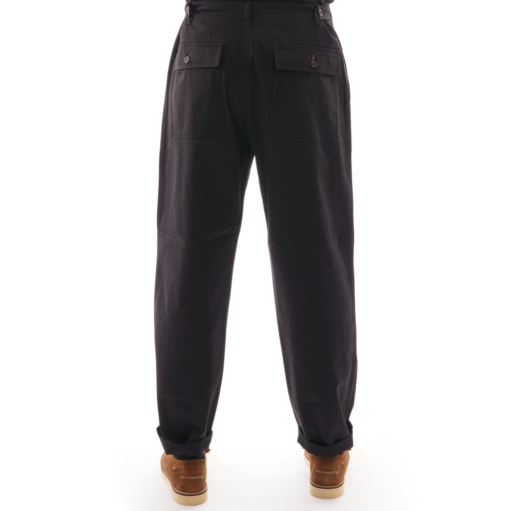 Universal Works Fatigue Pants - Black Twill