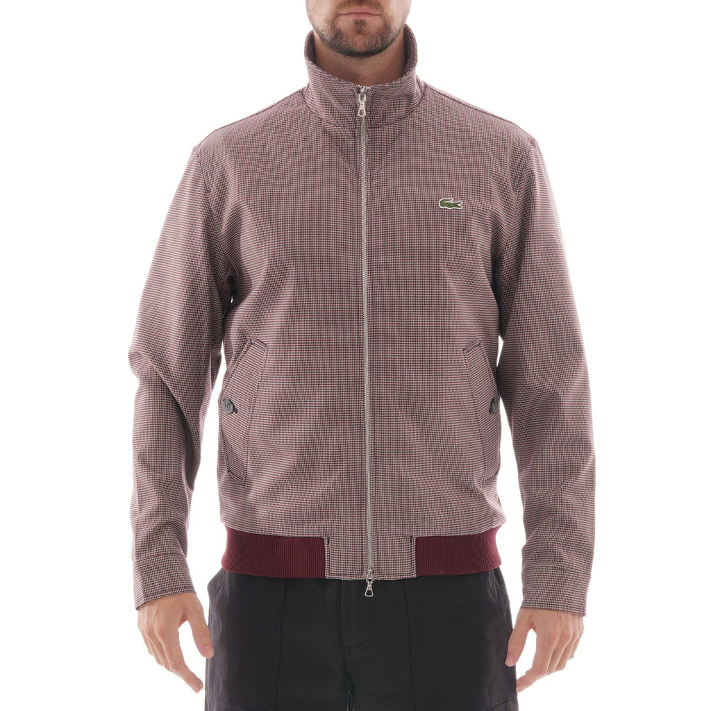 Lacoste Full Zip Check Jacket - Houndstooth