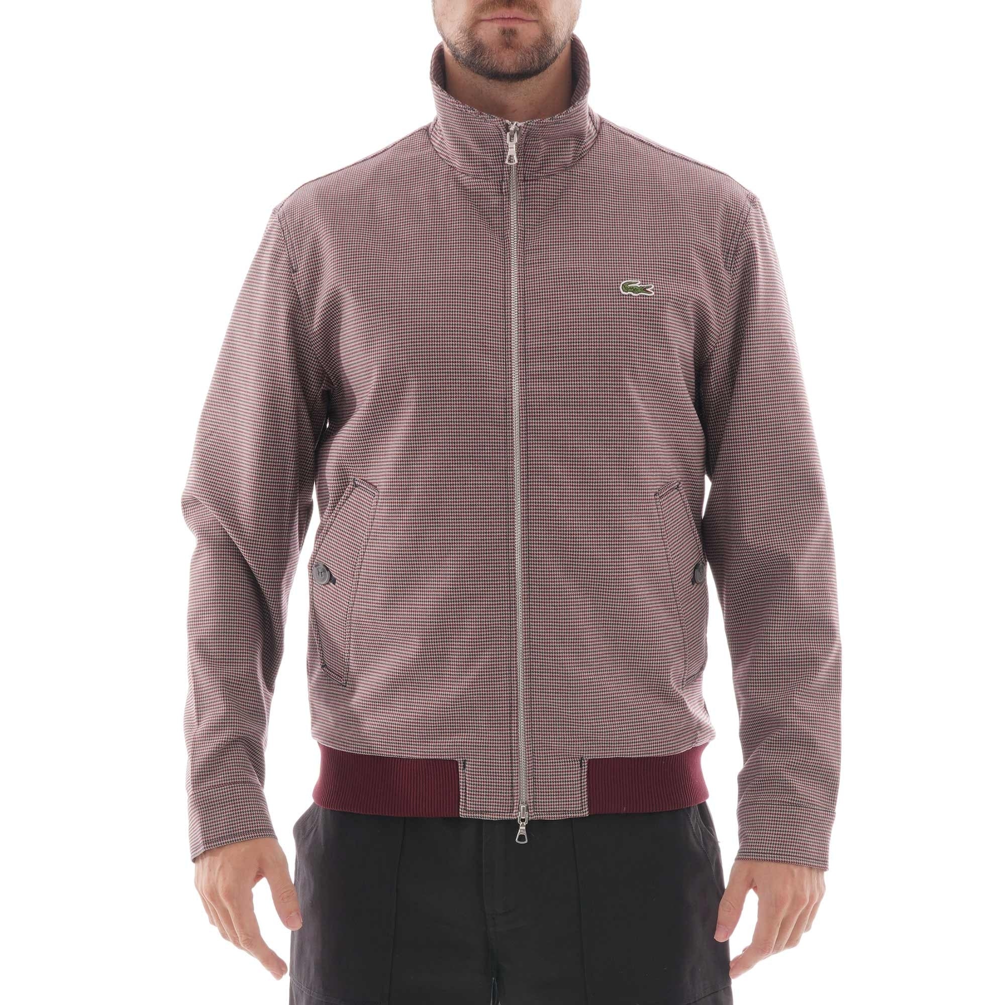 Lacoste Full Zip Check Jacket - Houndstooth