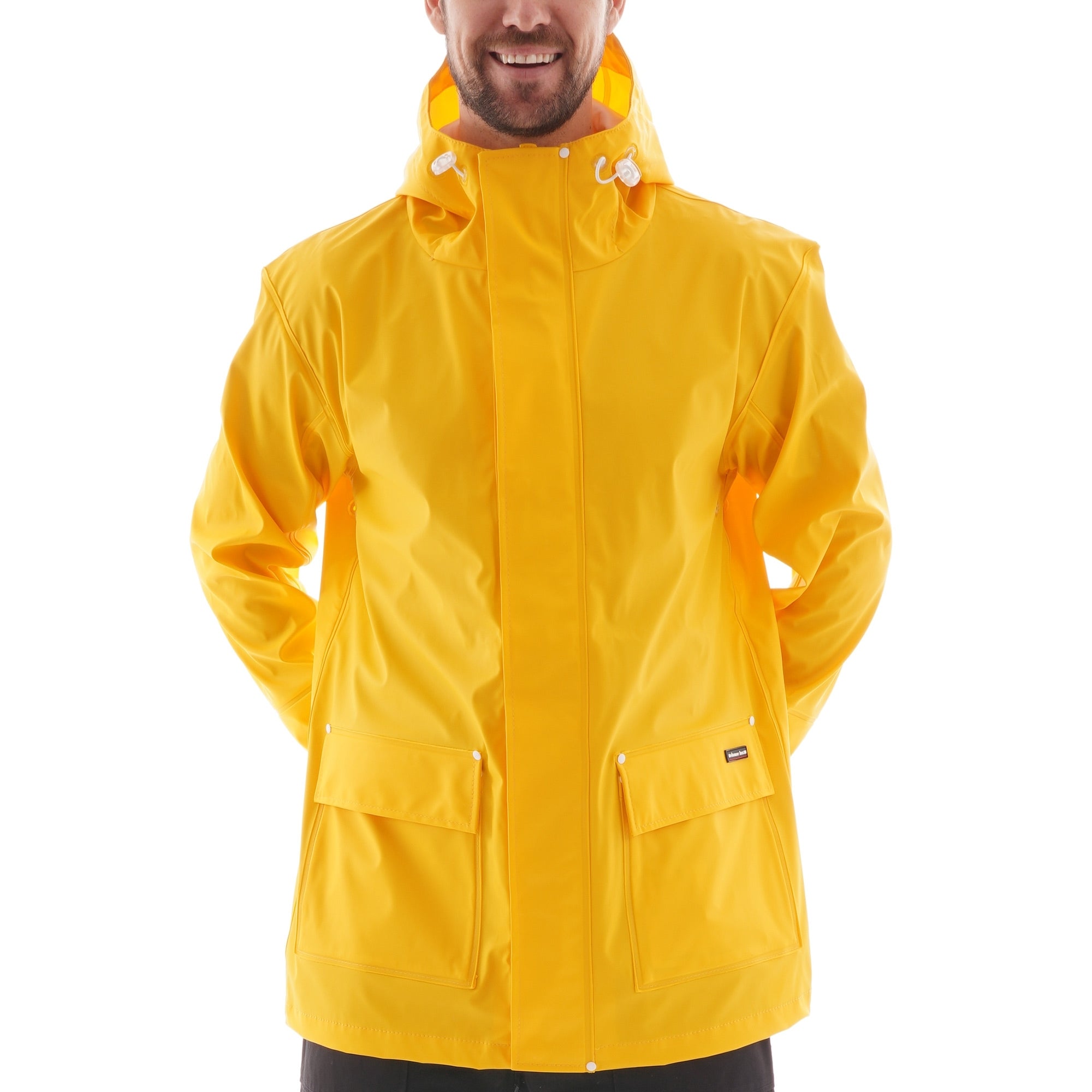 Armor Lux Original Breton Raincoat Penmarch - Yellow