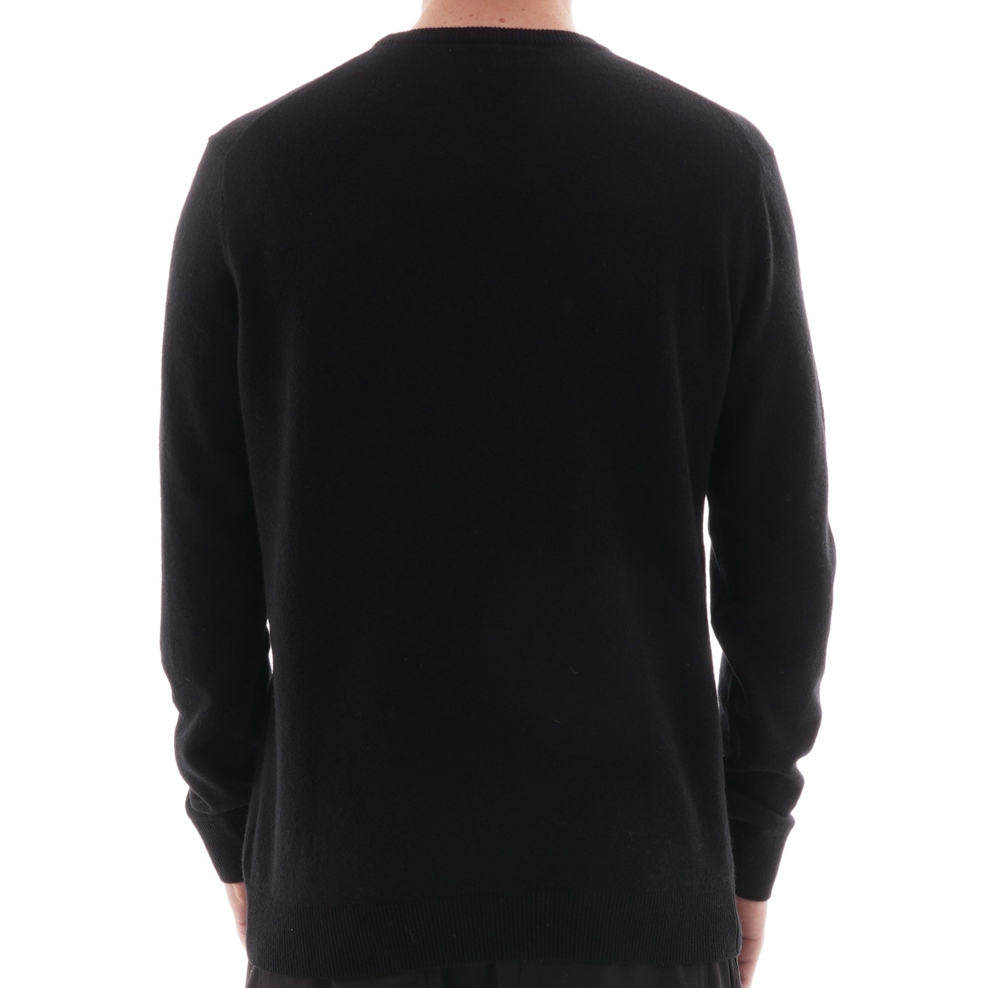 Lacoste Crew Neck Wool Jersey - Black