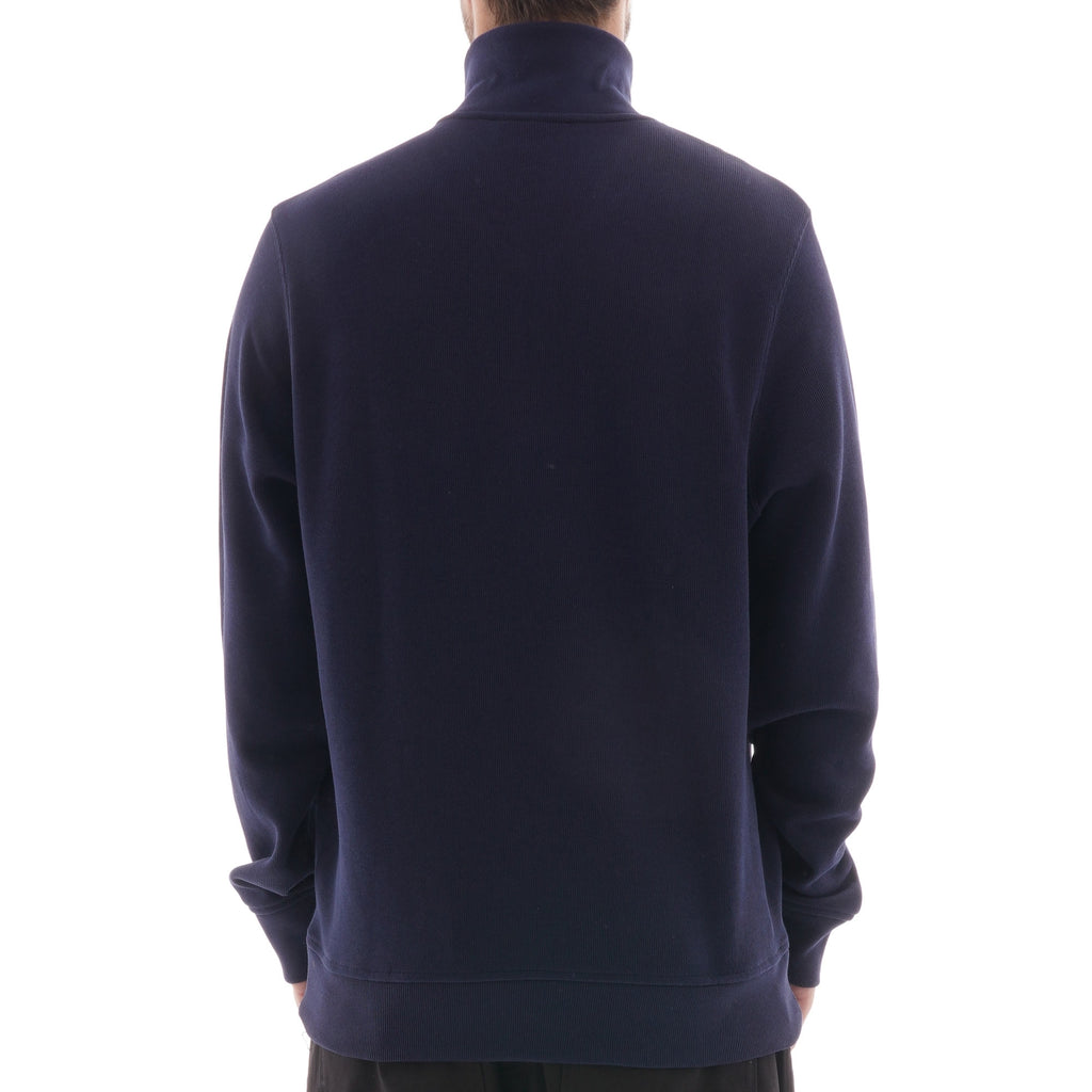 Lacoste Logo Half Zip Sweatshirt - Marine