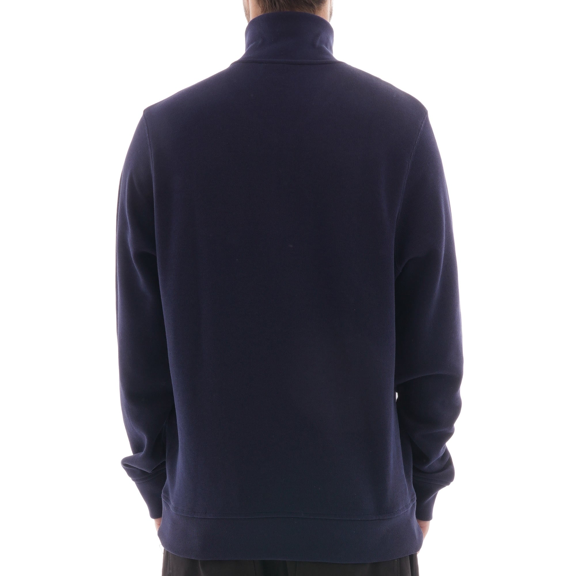 Lacoste Logo Half Zip Sweatshirt - Marine