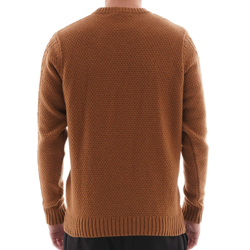 Armor Lux Pull Irlandias Cable Knit Jumper - Brown