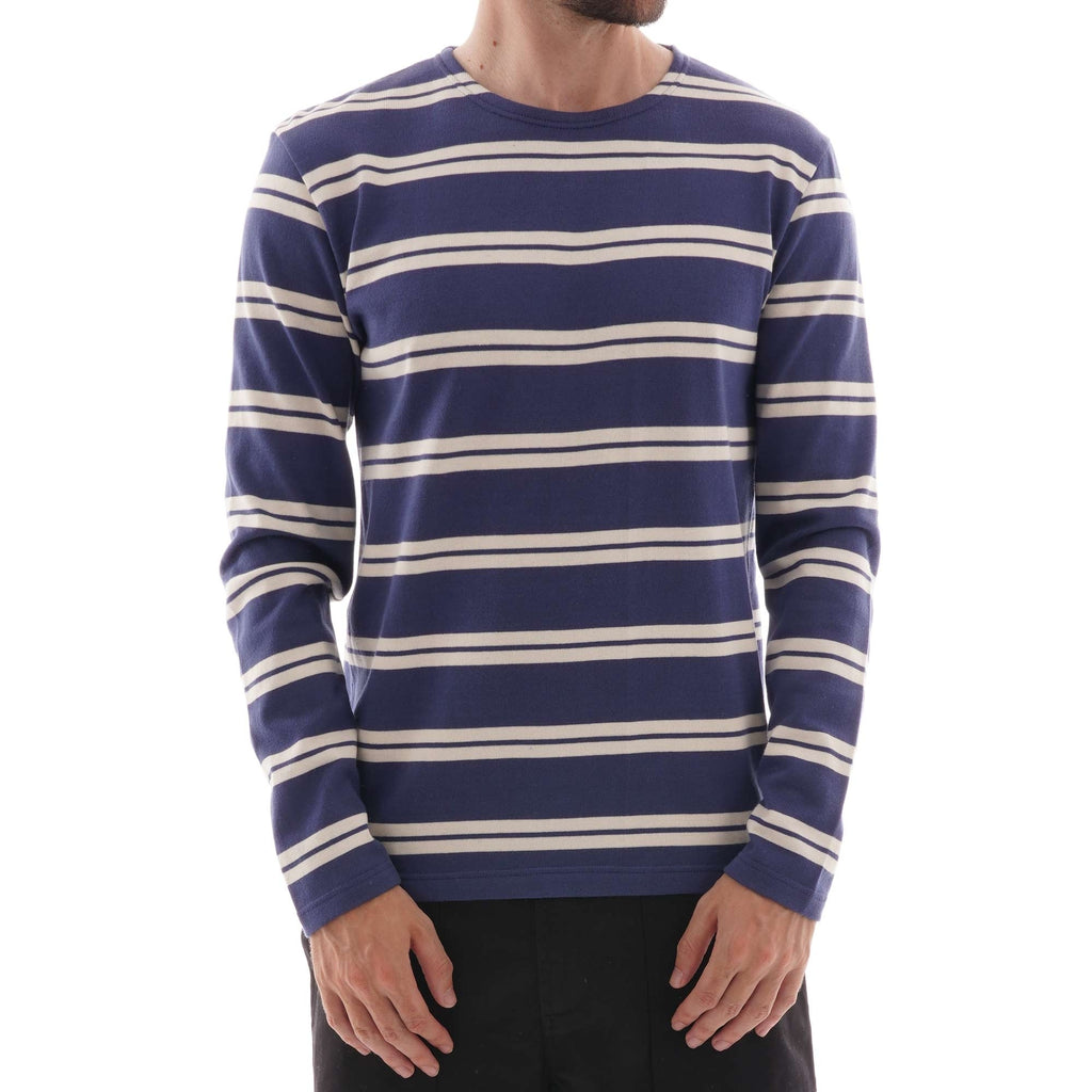 Armor Lux Breton Striped Sweatshirt - Ink/Natural