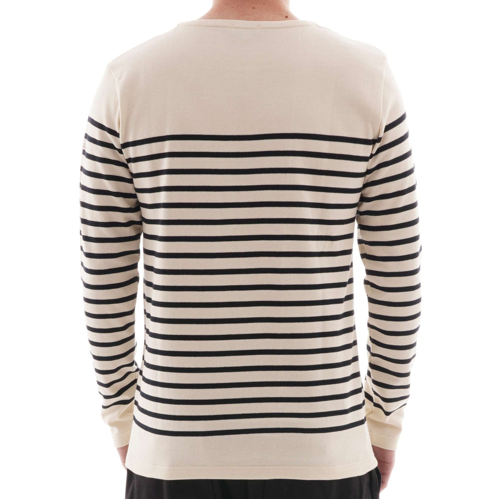 Armor Lux Breton Striped Sweatshirt - Natural/Navy