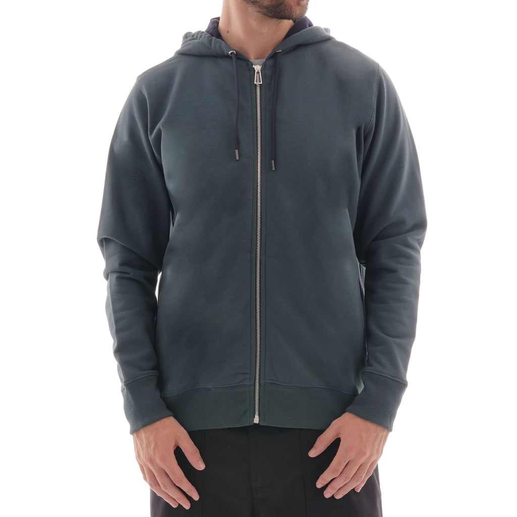 Paul Smith Zip-Front Hoodie - Dark Green