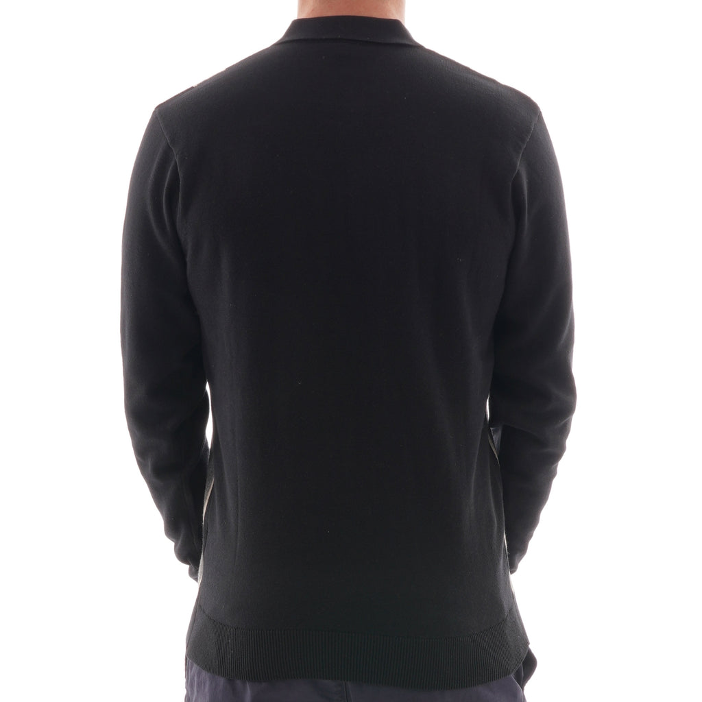 Gabicci Vintage Half Zip Knitwear - Black