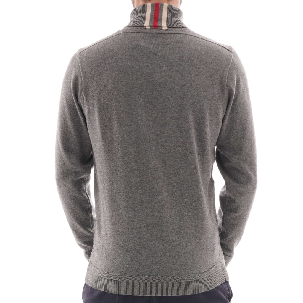 Gabicci Vintage Coaster Turtle neck Jumper - Grey