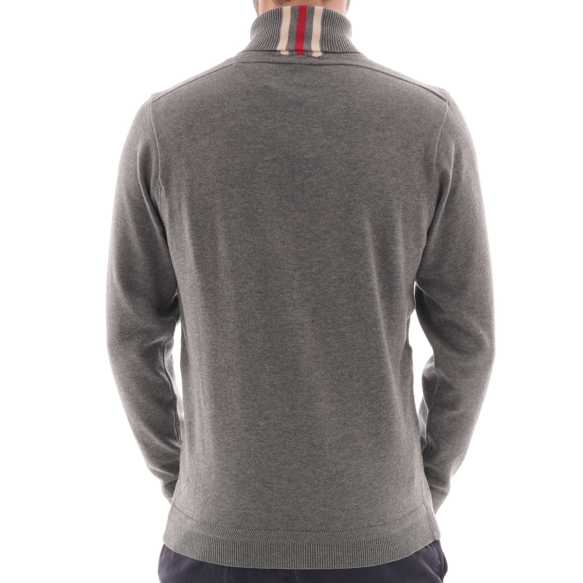 Gabicci Vintage Coaster Turtle neck Jumper - Grey