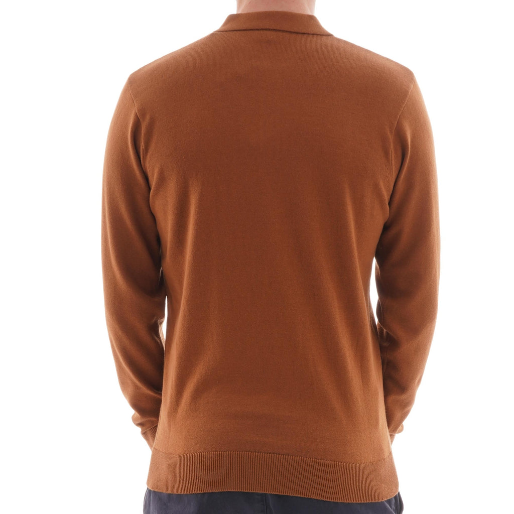Gabicci Vintage Francesco knitted Polo Shirt - Honeycomb