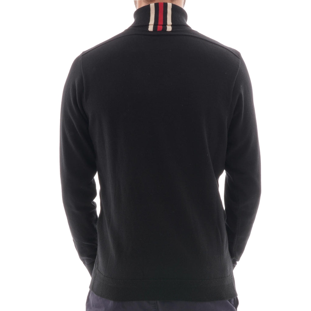 Gabicci Vintage Coaster Turtle Neck Jumper - Black