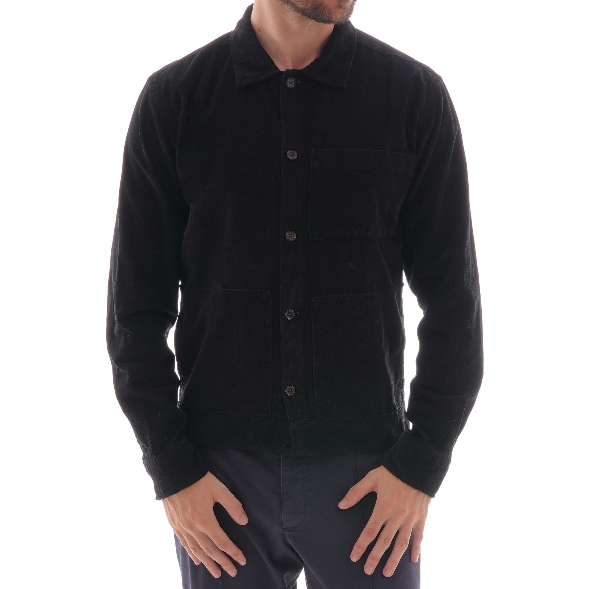 Universal Works Uniform Shirt - Black