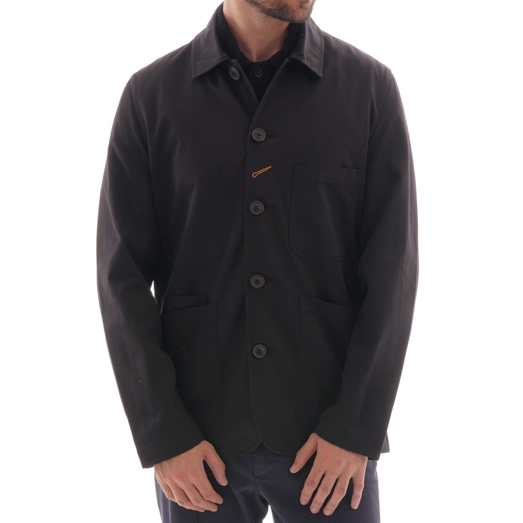 Universal Works Twill Bakers Jacket - Black
