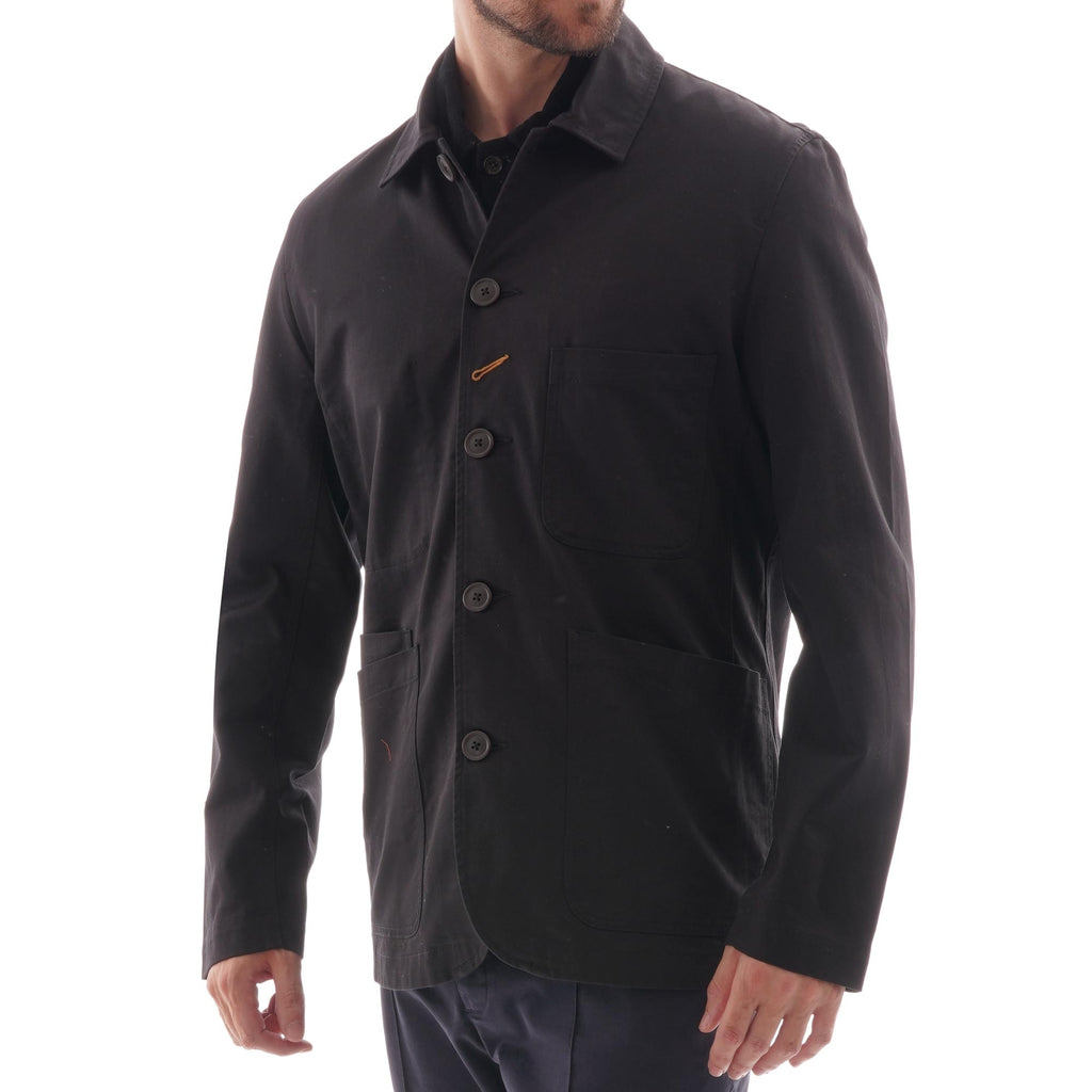 Universal Works Twill Bakers Jacket - Black