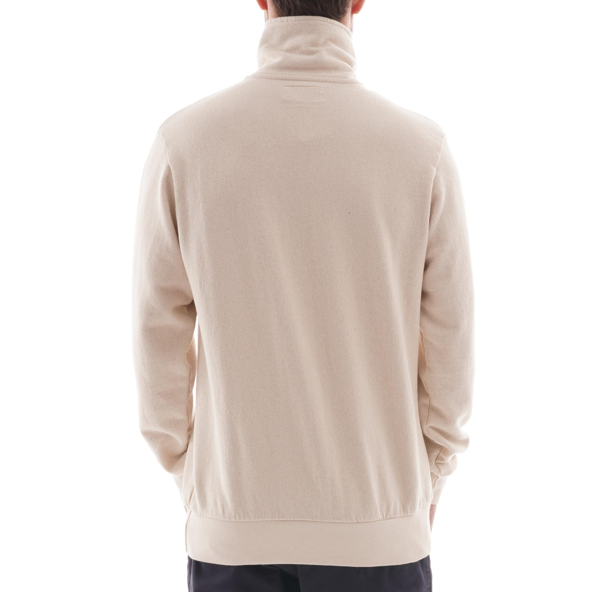 Universal Works Half Zip Sweatshirt - Ecru
