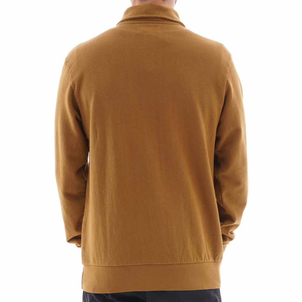 Universal Works Half Zip Sweatshirt - Mustard