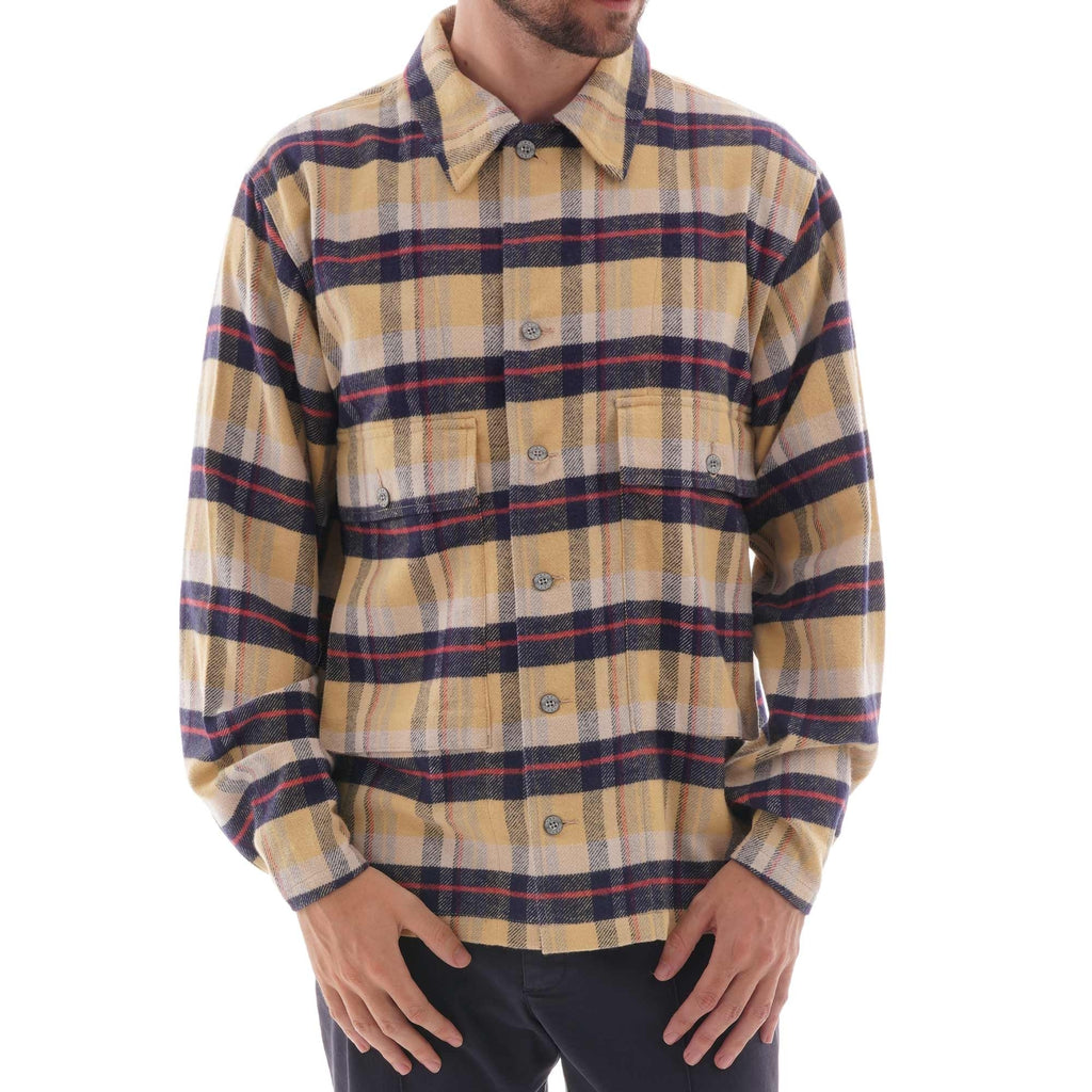 Lybro USMC Flannel Overshirt - Yellow Check