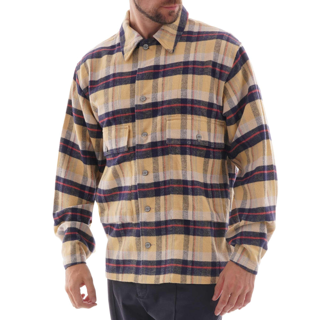 Lybro USMC Flannel Overshirt - Yellow Check