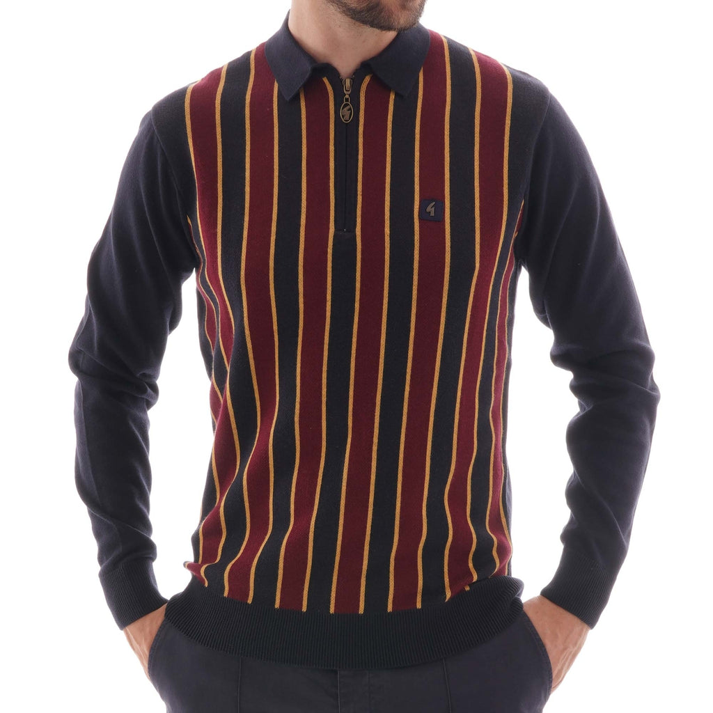 Gabicci Vintage Gabicci Half Zip Knitwear - Navy