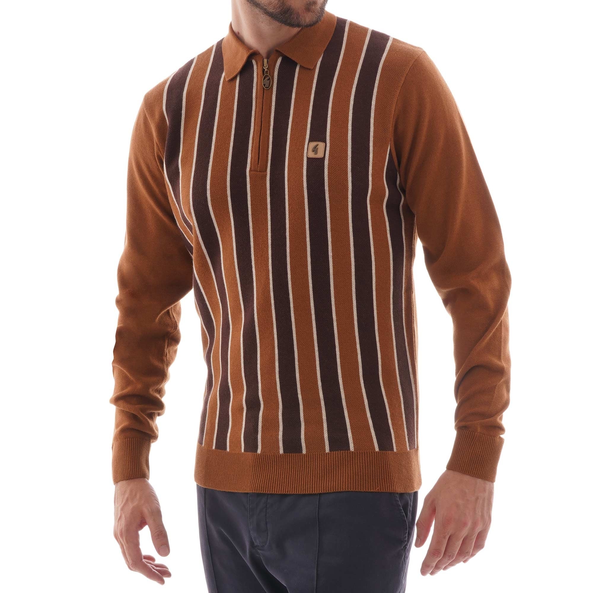Gabicci Vintage Gabicci Half Zip Knitwear - Honeycomb