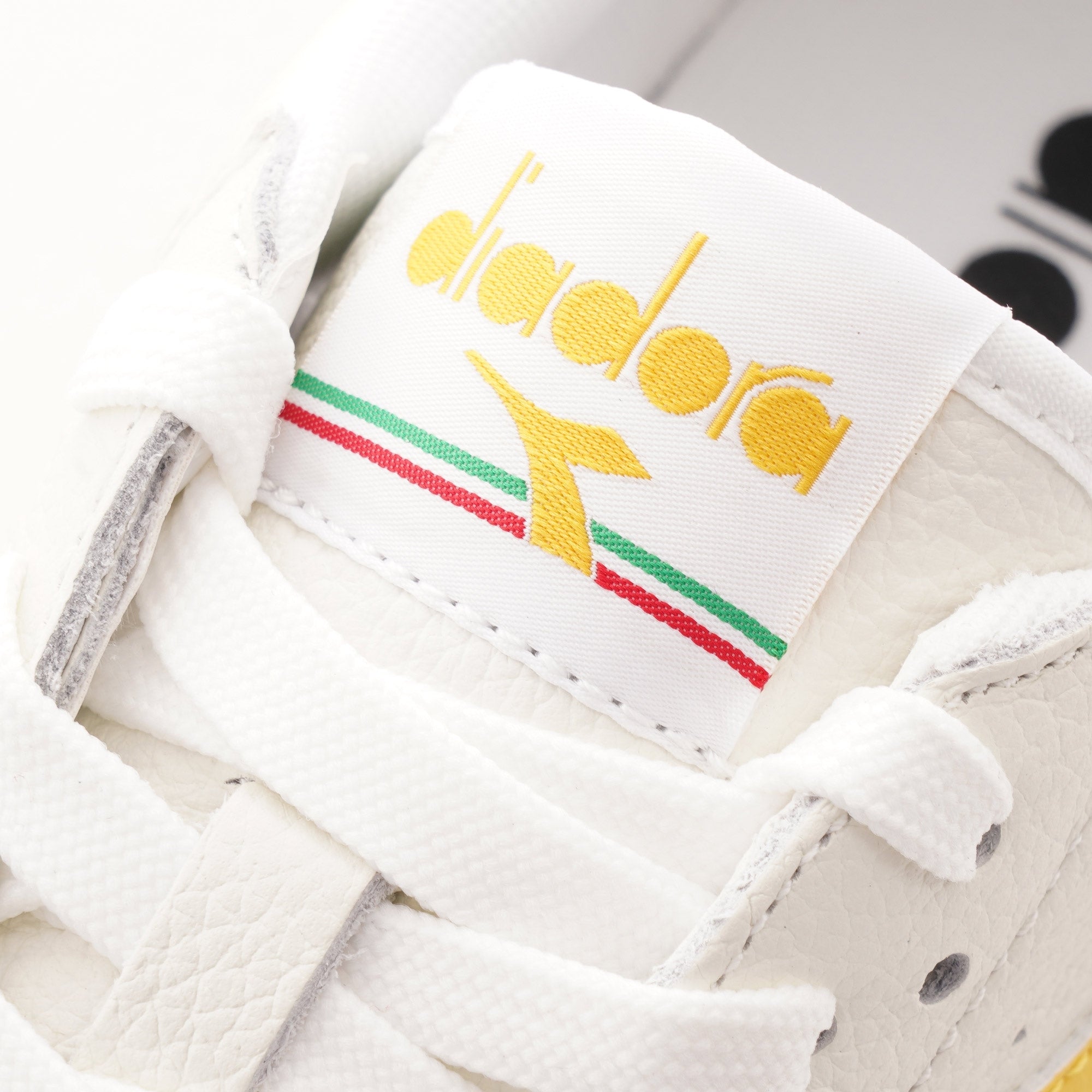 Diadora Game L Low - White and Yellow