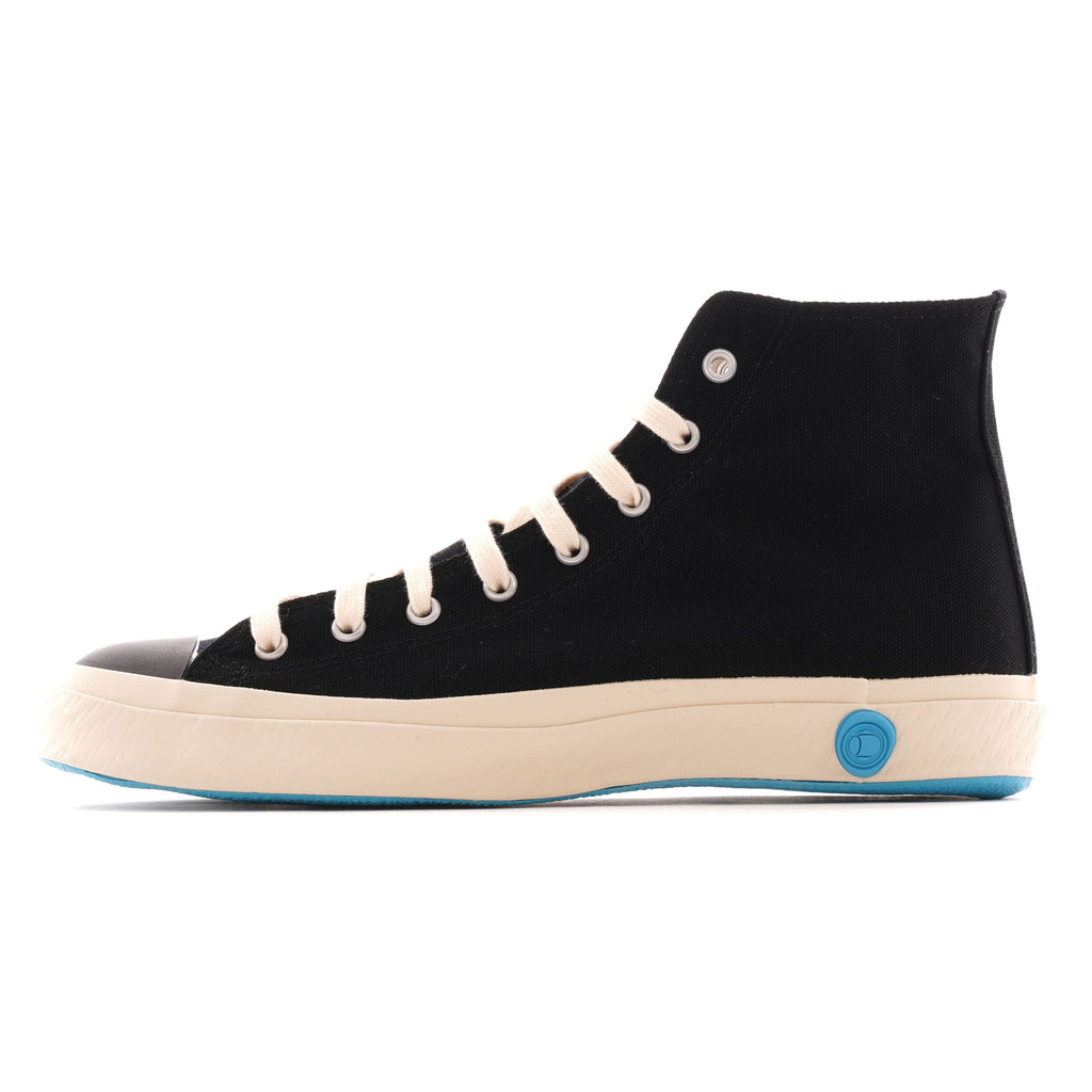 01JP High Canvas Sneakers - Black
