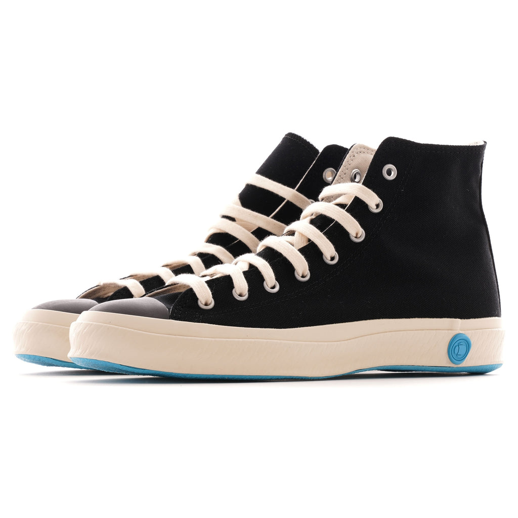 01JP High Canvas Sneakers - Black